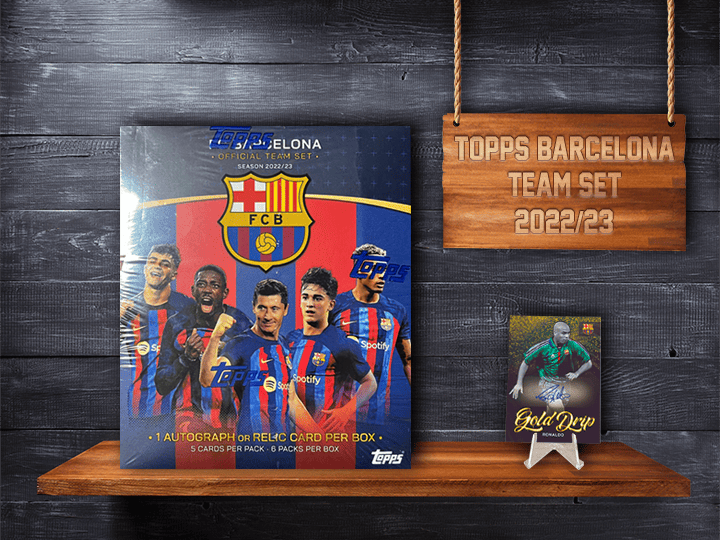 TOPPS FC Barcelona Official Team Set Box 22/23