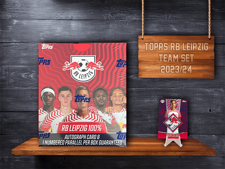 TOPPS RB Leipzig 100% Official Team Set AUTOGRAMMGARANTIE