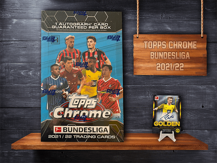 TOPPS Chrome Bundesliga Soccer Hobby Box 2021/22 