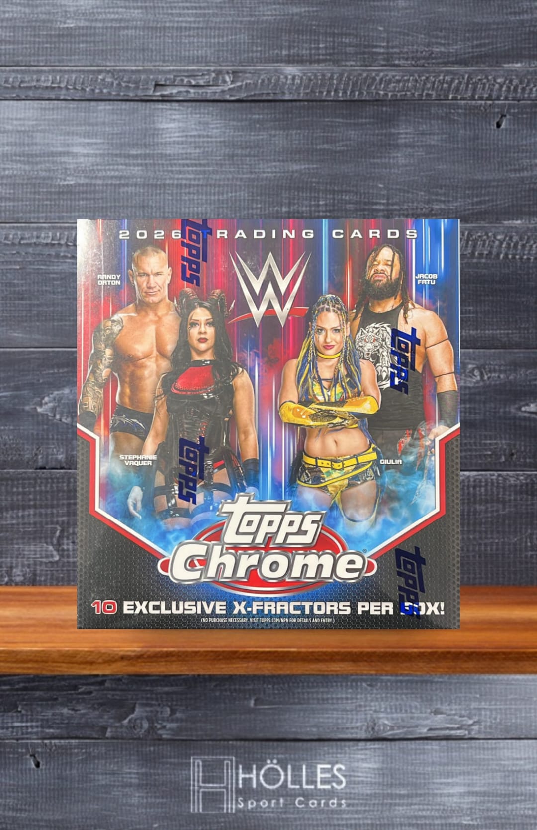 Topps Chrome WWE Mega Box 2026