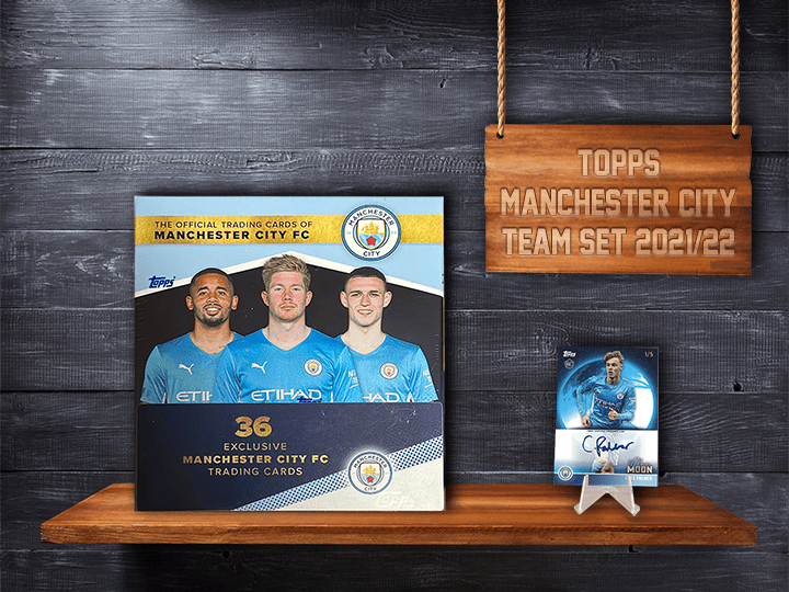 TOPPS Manchester City FC Official Team Set 21/22