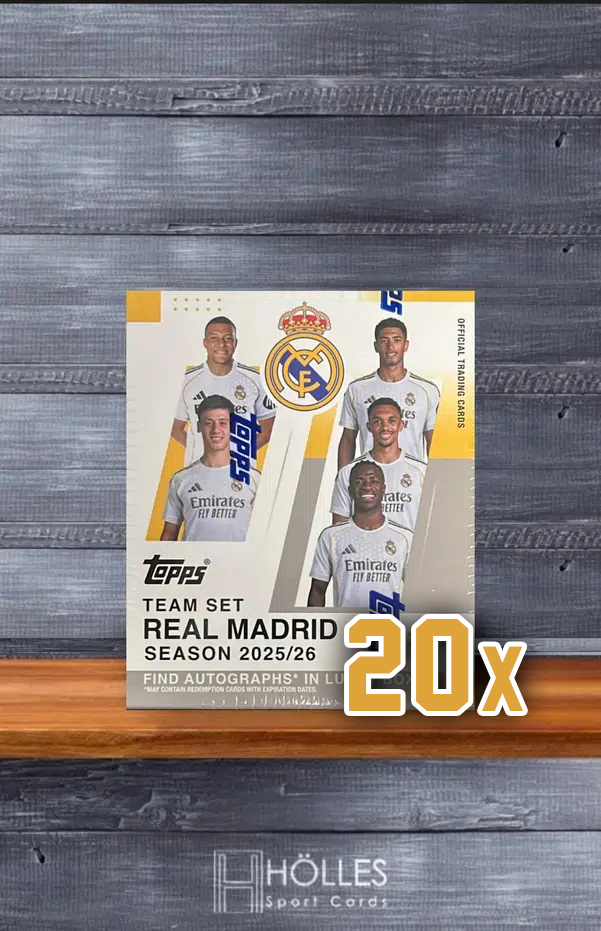 📦CASE (20 Boxen) - Topps Real Madrid Team Set 25/26