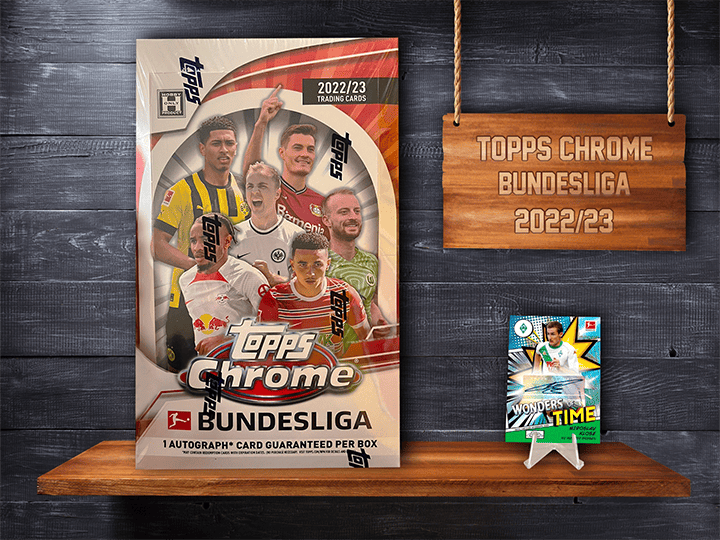 TOPPS Chrome Bundesliga Soccer Hobby Box 2022/23 