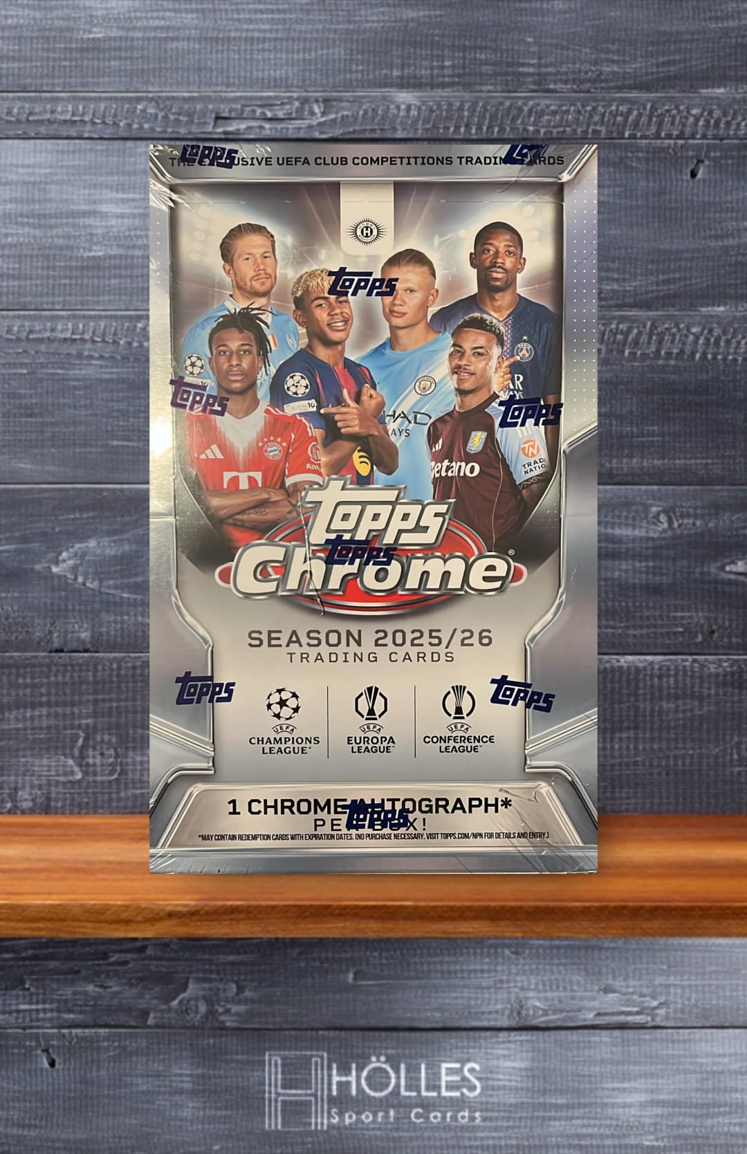 Topps Chrome UEFA Club Competitions Hobby Box 25/26